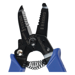 Pinzas de Precisión / Pelado 30-20 AWG / Cortador de Tornillos / Mordazas Frontales / Diseño Ergonómico