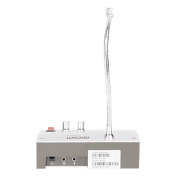 Sistema de Intercomunicación | Ideal para Ventanillas | Audio de voz de dos vías | 12V/1A 3W | Micrófono Interior + Micrófono Exterior