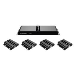 Extensor y Divisor HDMI / 1 Entrada a 4 Salidas / 1080P @ 60 Hz / Alcance 120 m (393.7 ft) / Cat 6/6a / PoC / IR Bidireccional