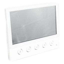 Monitor IP/SIP para interior, Wi-Fi, pantalla táctil de 7", audio de 2 vías, PoE, 8 interfaces de entrada de alarma.