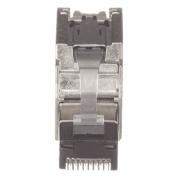 Plug RJ45 Blindado / Terminación en Campo / Cat6A Certificable / 22-26 AWG / -40°C a 85°C / Paquete 10 Piezas