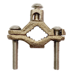 Conector Tubo a Cable / Bronce 100% / Tubo hasta 1 1/4 in / Cable 4 AWG / Aterrizaje Torres TZ / Sin Soldadura