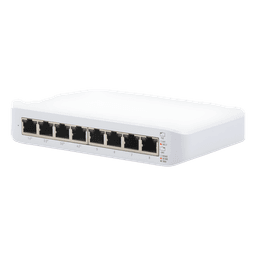 Switch Administrable PoE / 8 Puertos Gigabit / 4 Puertos PoE+ 802.3at / 52 W / 8 Gbps / Compacto