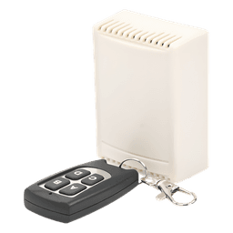 Receptor de 4 Canales / 433.92 MHz / 40 Transmisores / 12VDC / Alcance 30 m / 81x38x22 mm (3.2x1.5x0.9 in)
