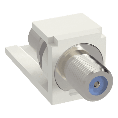Módulo Acoplador Coaxial Tipo F / Mini-Com / 75 Ohms / 3.0 GHz / 1.75' x 1.37' x 0.71'