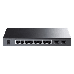 Switch PoE Administrable / 8 Puertos Gigabit PoE+ / 2 Puertos SFP / 61W PoE Total / SDN / QoS L2/L3/L4