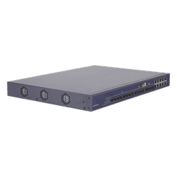 OLT de 8 puertos EPON con 16 puertos Uplink (8 puertos Gigabit Ethernet + 4 puertos SFP + 4 puertos SFP+), hasta 512 ONUs