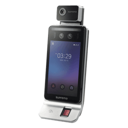 Lector de Reconocimiento Facial y Huella / Detección de Temperatura / RFID EM 125kHz y MIFARE 13.56MHz / CPU Dual Core 1.8GHz + Quad Core 1.4GHz / Memoria 16GB Flash + 2GB RAM / Compatible BioStar2