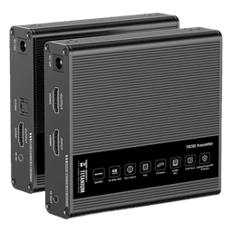 Kit Extensor HDMI para distancias de 70 metros / Resolución 4K x 2K@ 60 Hz/ Cat 6, 6a y 7 / IPCOLOR / CERO LATENCIA / SIN COMPRIMIR / Uso 24/7 / Puerto S/PDIF / Salida Loop / Alimente solo el Tx (PoC) / Control IR 