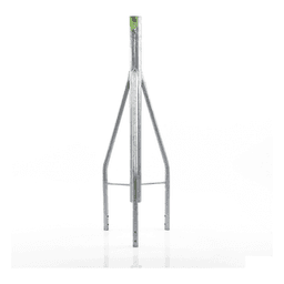Tramo de Remate para Torre / Tubo Central 2' Cal.18 / Tubos 7/8' Cal.18 / 3 Opresores para Pararrayos / Galvanizado Electrolítico / Compatible STZ-30