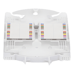 Charola de Empalme para Fibra Óptica / 24 Empalmes por Fusión / Capacidad 144 Núcleos / IP68 / -40°C a +65°C / Φ220x480 mm