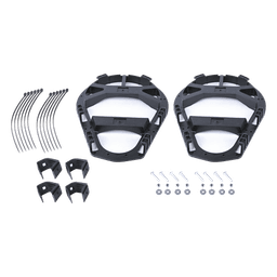 Par de Raquetas para Cable de Fibra Óptica ADSS / Resina Termoplástica UV / Totalmente Dieléctricas / 12 Cinchos / 4 Sujetadores