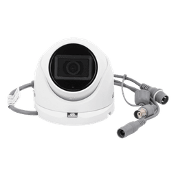 Cámara Turret TURBOHD / 5 Megapixel / Lente 2.8 mm / Ángulo 85.5° / IR 30 m (98.4 ft) / IP67 / 4 Tecnologías / Audio por Coaxitron