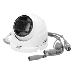 Cámara Turret TURBOHD / 5 Megapixel / Lente 2.8 mm / Ángulo 85.5° / IR 30 m (98.4 ft) / IP67 / 4 Tecnologías / Audio por Coaxitron