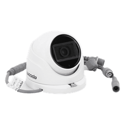 Cámara Turret TURBOHD / 5 Megapixel / Lente 2.8 mm / Ángulo 85.5° / IR 30 m (98.4 ft) / IP67 / 4 Tecnologías / Audio por Coaxitron