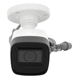Cámara Bala TURBOHD / 5 Megapixel / Gran Angular 85.5° / Lente 2.8 mm / IR EXIR 30 m (98.4 ft) / IP67 / 4 Tecnologías / Audio por Coaxitron