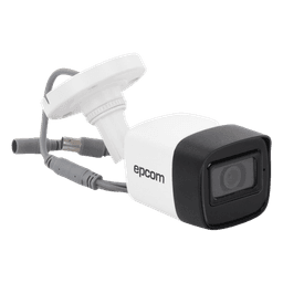 Cámara Bala TURBOHD / 5 Megapixel / Gran Angular 85.5° / Lente 2.8 mm / IR EXIR 30 m (98.4 ft) / IP67 / 4 Tecnologías / Audio por Coaxitron