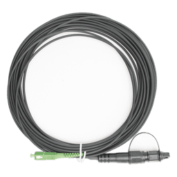 Jumper de Fibra Óptica / SC/APC a FDP460 / Redondo / 10 m (32.81 ft) / Forro 3 mm / G657A2 / Negro
