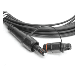 Jumper de Fibra Óptica / SC/APC a FDP460 / Redondo / 10 m (32.81 ft) / Forro 3 mm / G657A2 / Negro