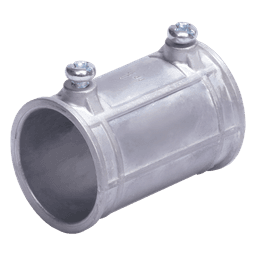 Cople 3/4" (19mm) Pared Delgada Con Tornillo (Tipo Americano) Galvanizado, Etiqueta Verde. 