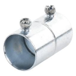 Cople 3/4" (19mm) Pared Delgada Con Tornillo (Tipo Americano) Galvanizado, Etiqueta Verde. 