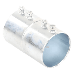 Cople Roscado Con Tornillo / 1 1/2" (41 mm) / Acero Galvanizado / Espesor Pared 1.65 mm / NPT / Uso Interior Seco