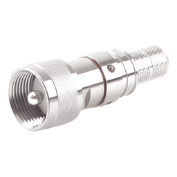 Conector UHF Macho Plegable con Pin Cautivo para cables RG8
