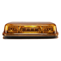 Mini Barra LED / 18 LEDs Ámbar / Tecnología Hyperlux / 25 Patrones / Montaje Magnético / 12 VCC / -40°C a 55°C (-40°F a 131°F)