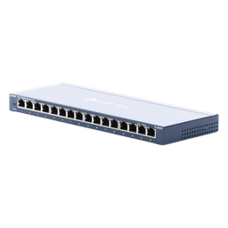 Switch / 16 Puertos Gigabit / 10/100/1000 Mbps / Fanless / Escritorio o Pared