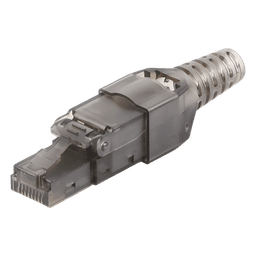 Plug RJ45 / Cat 6A UTP / Sin Herramienta / 50µ Oro / -40°C a 70°C / 22-26 AWG
