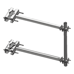 Brazo Lateral para Torre Autosoportada / Tubo 2' Cédula 30 / Altura 60 cm / Separación 60 cm / Acero ASTM A-36 / Galvanizado por Inmersión
