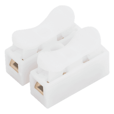 Conector Push / 2 Contactos / 250V / 10A / -40°C a 100°C / Cables 0.5-3.5 mm² / Material Antiflama