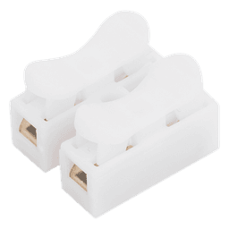Conector Push / 2 Contactos / 250V / 10A / -40°C a 100°C / Cables 0.5-3.5 mm² / Material Antiflama