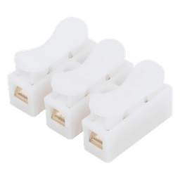 Conector Push / 3 Contactos / 250V 10A / -40°C a 100°C / Cables 0.5 a 3.5 mm² / Material Antiflama