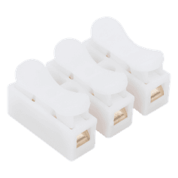 Conector Push / 3 Contactos / 250V 10A / -40°C a 100°C / Cables 0.5 a 3.5 mm² / Material Antiflama