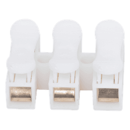 Conector Push / 3 Contactos / 250V 10A / -40°C a 100°C / Cables 0.5 a 3.5 mm² / Material Antiflama