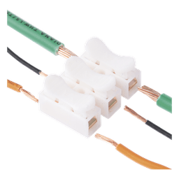 Conector Push / 3 Contactos / 250V 10A / -40°C a 100°C / Cables 0.5 a 3.5 mm² / Material Antiflama