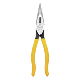 Pinza de Punta Cónica con Corte / 8 Pulgadas / Trabajo Pesado / Mordazas Estriadas / Mangos PVC