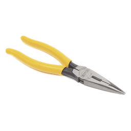 Pinza de Punta Cónica con Corte / 8 Pulgadas / Trabajo Pesado / Mordazas Estriadas / Mangos PVC