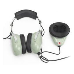 Auriculares Muff-Mic / Micrófono dinámico con cancelación de ruido / Cable 7.62 m (25 ft) / NRR 26 dB / Diadema cromada anticorrosión