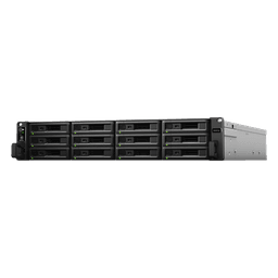 NAS Rack / 12 Bahías / Procesador Intel Xeon 8 Núcleos / 8 GB DDR4 ECC / Dual 10GbE / Escalable a 36 Bahías / Alimentación Redundante