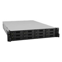 NAS Rack / 12 Bahías / Procesador Intel Xeon 8 Núcleos / 8 GB DDR4 ECC / Dual 10GbE / Escalable a 36 Bahías / Alimentación Redundante