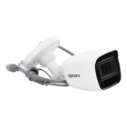 Cámara Bala TURBOHD / 2 Megapixel / Gran Angular 106.4° / IR 25 m (82 ft) / IP66 / Audio por Coaxitron / 4 Tecnologías