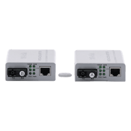 Convertidor de medios / Hasta 20 Km / 1 puerto SC/UPC 1000Mbps / 1 puerto RJ45 1000Mbps / WL: Tx 1310nm - Rx 1550nm / incluye 2 piezas A y B
