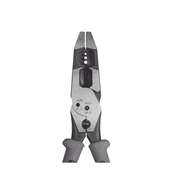 Pinza Híbrida / 3 en 1 Cortar-Pelar-Ponchar / 8" (20.3 cm) / Cable Sólido 10-14 AWG / Cable Trenzado 12-16 AWG / Pernos 6-32 y 8-32