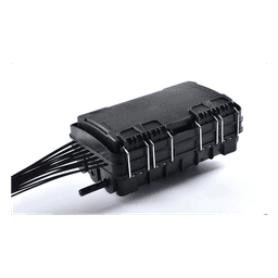 Caja de Distribución de Fibra Óptica / 24 Empalmes / 16 Puertos SC/APC Simplex / IP65 / 16 Salidas Drop