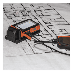 Lámpara LED de Trabajo / 460 Lúmenes / Autonomía 9 h / Recargable USB / Magnética / IP54