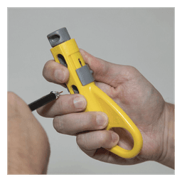 Pelacables Radial de Cables Coaxiales.