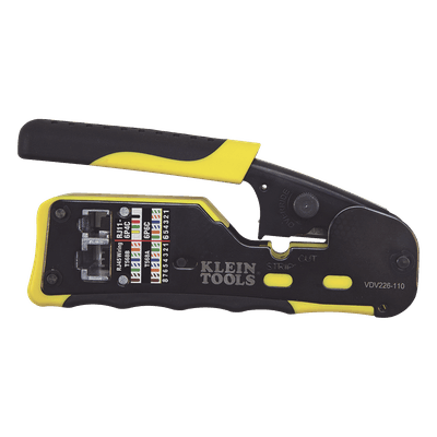 Ponchadora/Pelacables/Cortacables / Conectores Pass-Thru RJ45 / RJ11/RJ12 Estándar / Matraca Ciclo Completo / 28-22 AWG