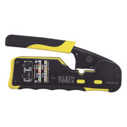 Ponchadora/Pelacables/Cortacables / Conectores Pass-Thru RJ45 / RJ11/RJ12 Estándar / Matraca Ciclo Completo / 28-22 AWG